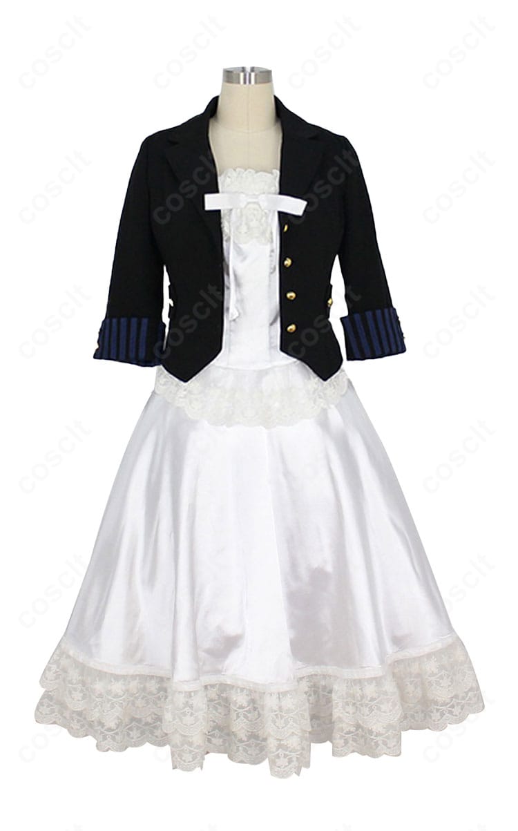 黒執事 エリザベス・ミッドフォード衣装 正面 全体 刺繍風装飾と華やかなデザインの質感