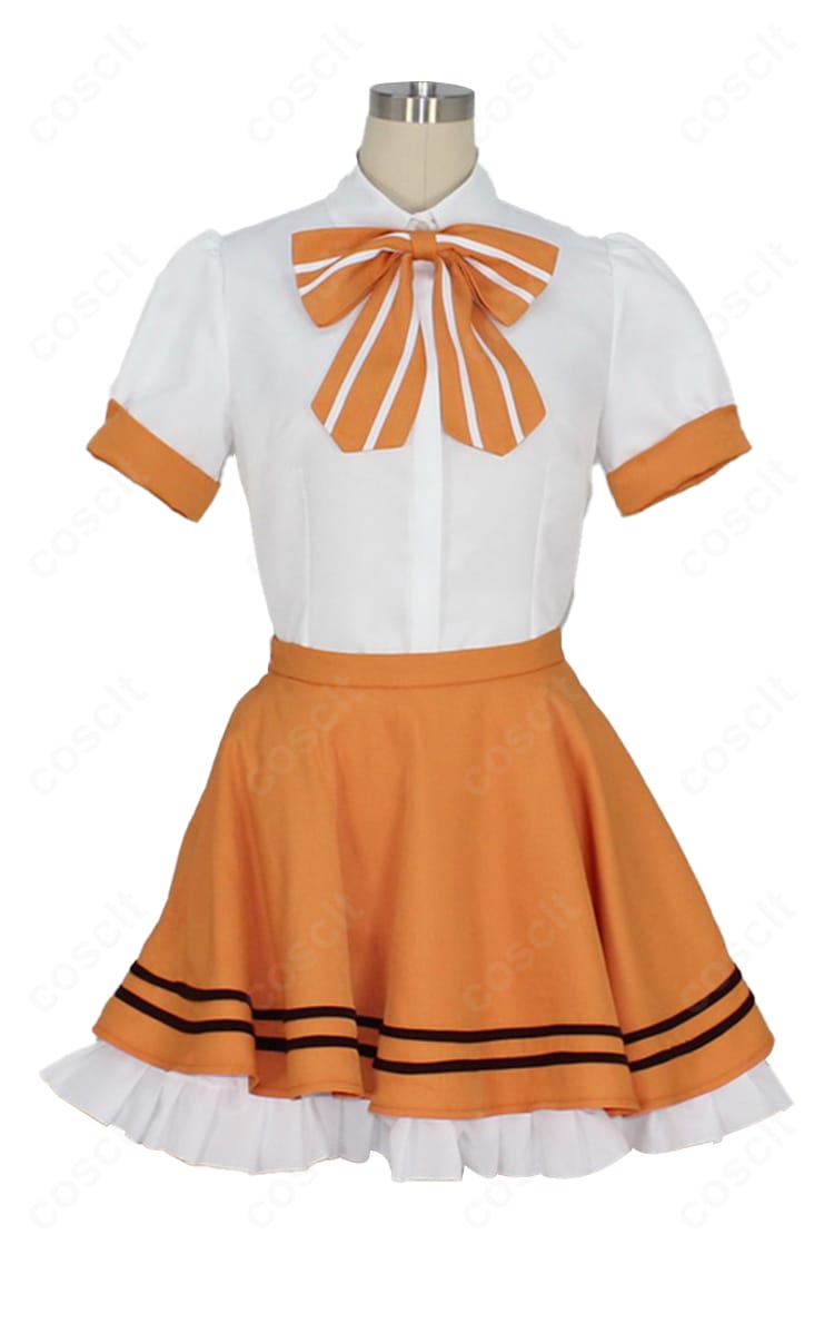 ご注文はうさぎですか?シャロ メイド服の装飾ディテール。帽子や手首飾り、縁取りなどの細部が分かるクローズアップ。