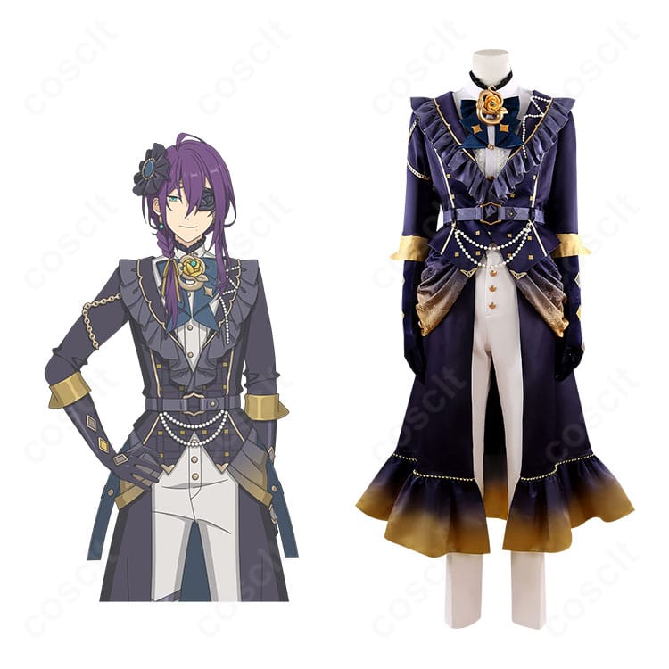 あんさんぶるスターズ！！ 傾慕の華の礼瀬マヨイ・日々樹渉・椎名ニキ衣装一式。高再現でイベントや撮影に適したフルセット