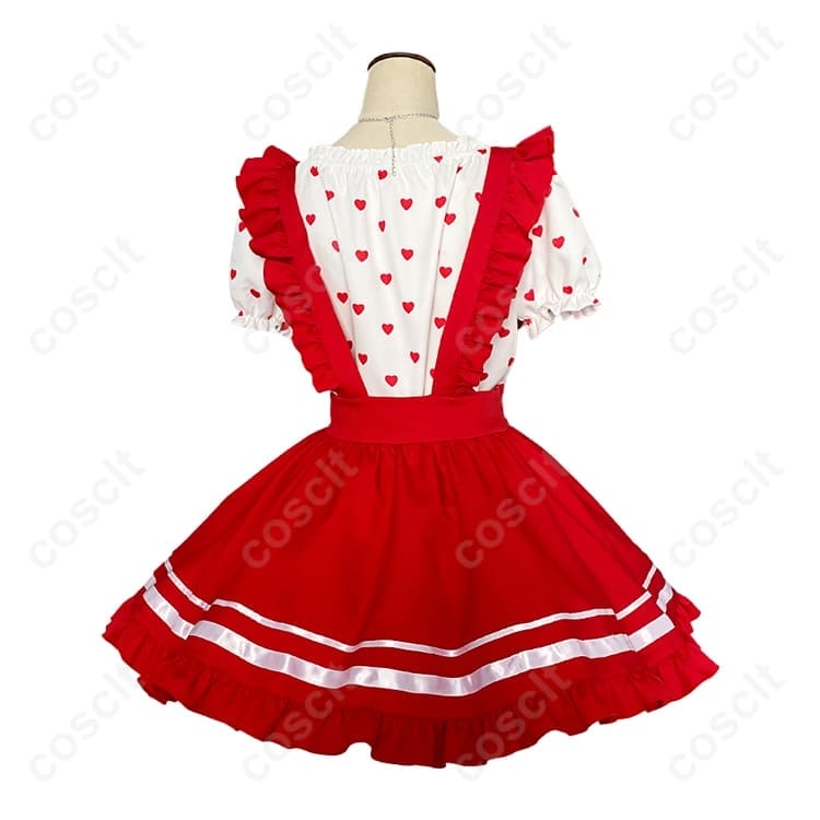 アイカツ！星宮いちご Girly RED コスプレ衣装 高再現で可愛い映えシルエット、イベント・撮影に最適 - 4枚目の画像