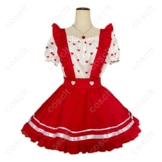 アイカツ！星宮いちご Girly RED コスプレ衣装 高再現で可愛い映えシルエット、イベント・撮影に最適 - 1枚目の画像（サムネイル）