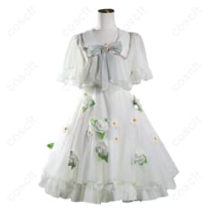 葬送のフリーレン フリーレン白ドレス衣装。軽やかで上品、撮影もイベントも快適 - 1枚目の画像（サムネイル）