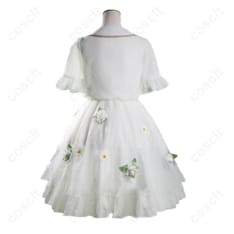 葬送のフリーレン フリーレン白ドレス衣装。軽やかで上品、撮影もイベントも快適 - 3枚目の画像（サムネイル）