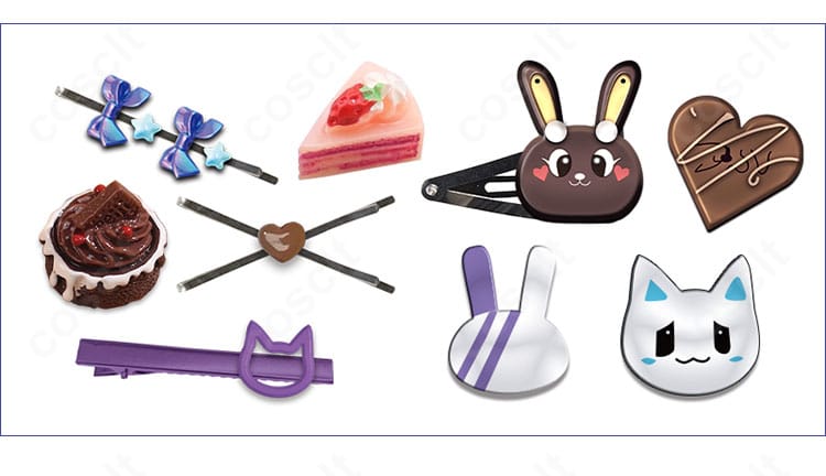 無期迷途 リン ヘアアクセ＆腰飾りのセット。ヘアピンと腰飾りの統一感と精緻な作りを示す画像。