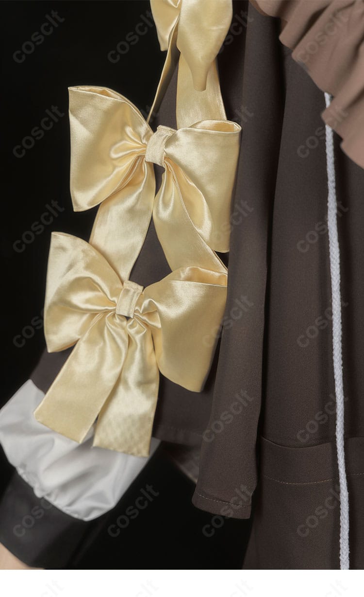 無期迷途 リン 衣装の袖リボン装飾。蝶結びの立体感とアクセントカラーが映える近接画像。