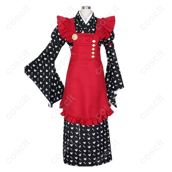 AMNESIA ヒロイン 和風メイド衣装｜上品で動きやすい高再現セット（XS〜XXL）