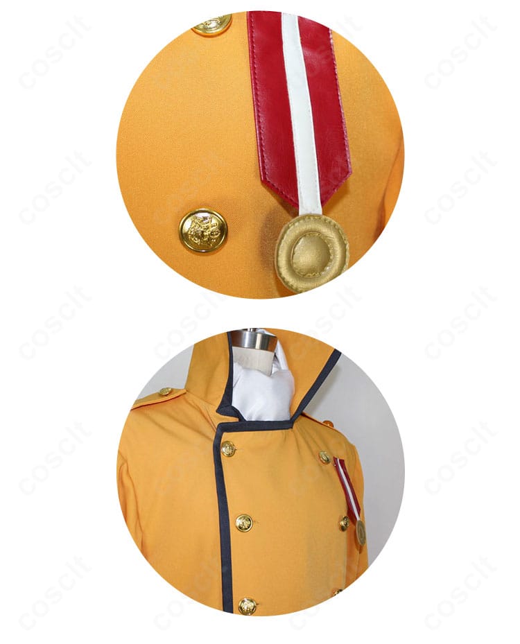 装飾ディテールの接写。刺繍やロゴ、縁取りなどオレスキーらしいアクセントを強調。