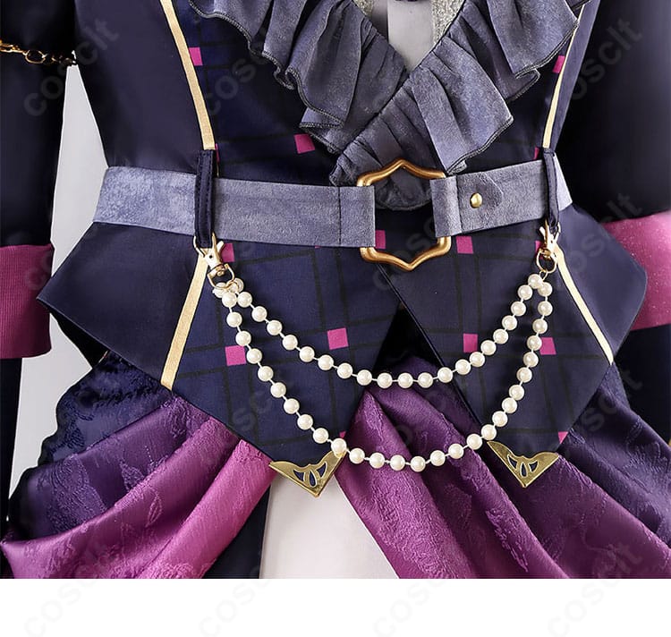 巴日和 コスプレ 腰飾りクローズアップ。ボリューム感のある装飾構成