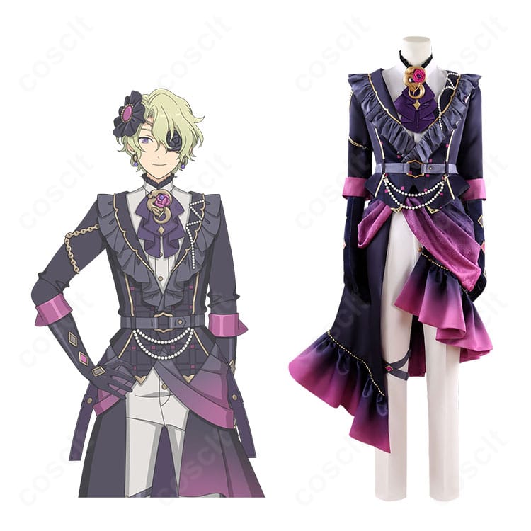 あんさんぶるスターズ！！ 巴日和「傾慕の華衣装」コスプレ一式とキャラクターイメージのコラボ撮影カット