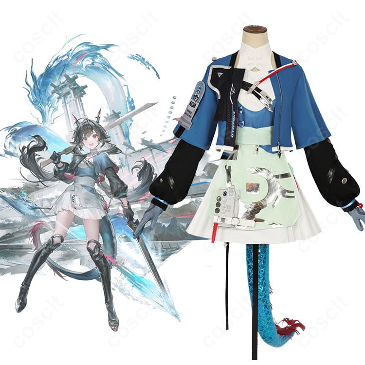 アークナイツ：エンドフィールドのチェン・センユー衣装とキャラクター比較が分かる正面画像