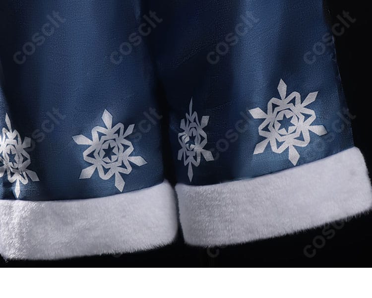 SNOW MIKU 2025 鏡音レン 衣装の脚部ディテール。ショートボトムの裾処理とソックスのコーディネート。