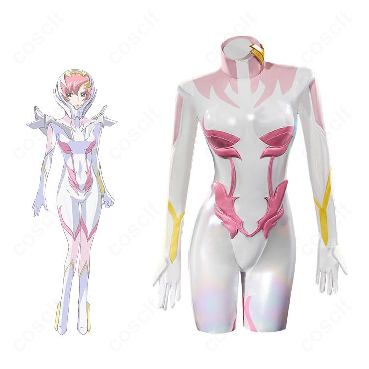 機動戦士ガンダムSEED FREEDOMのラクス・クライン パイロットスーツ衣装を着用したコラボ風イメージ写真