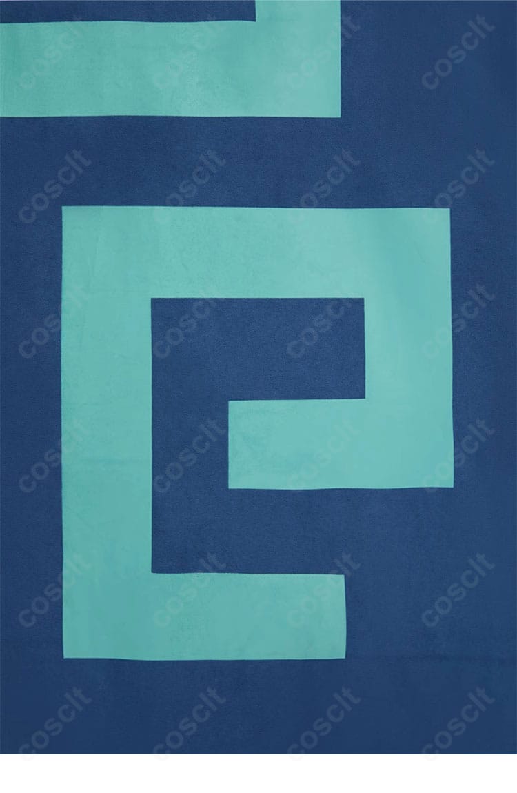 ゼルダ姫 お忍びの服の背面模様と刺繍の近接。陰影で立体感を強調。