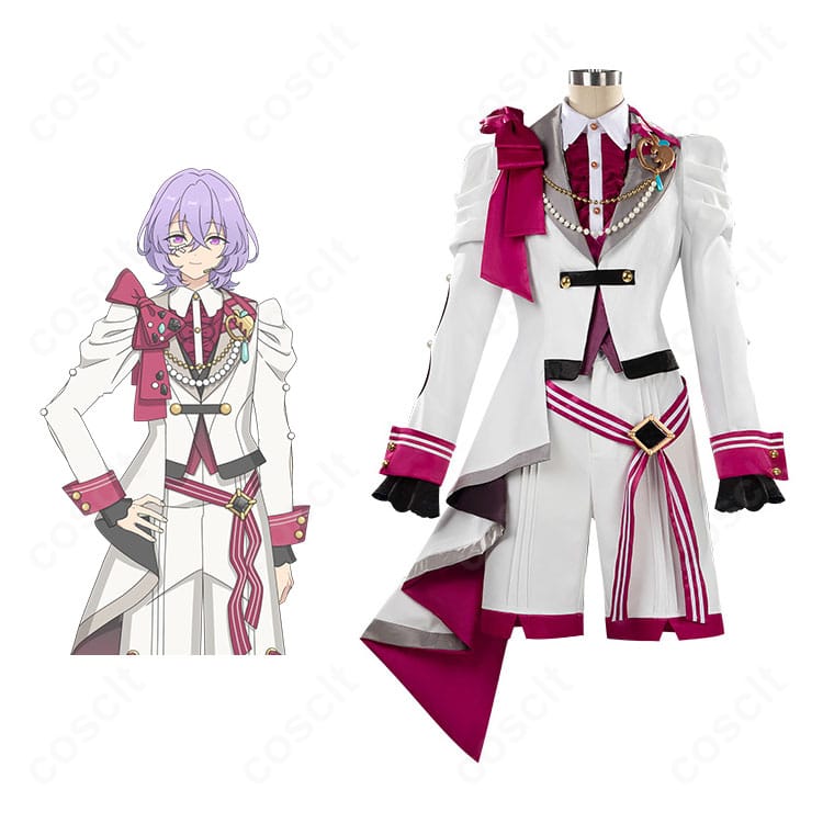 ユメ・エス・カンナ・ライカのスノーホワイト衣装とキャラクターを並置した正面イメージ