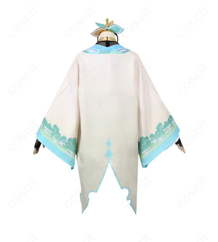 風真いろは 初期衣装コスプレの背面全体。羽織の後ろ姿やベルト位置など背中のディテールを丁寧に再現した仕様。