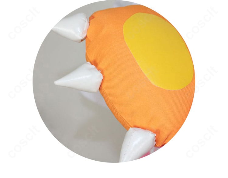 アクセサリーの細部：八九寺真宵コスプレ衣装の髪飾りとリボンの質感・縫製を確認できる画像