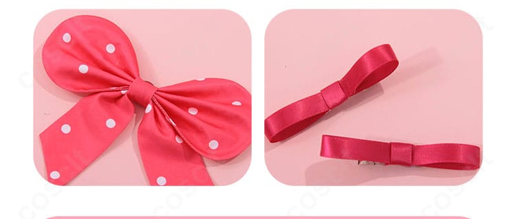 腰飾りとアクセサリーの近接。質感と配色の統一感を示す。