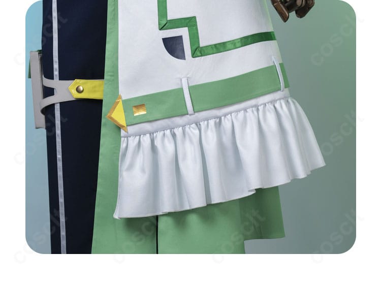 裾装飾の接写：コート裾の縁取りとカラーコントラスト、ラインの仕立て