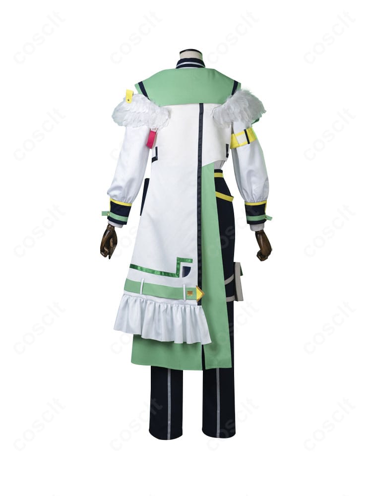 商品背面図：あんさんぶるスターズ！！ プロメッサ衣装のコート背面シルエットと翼パーツの配置