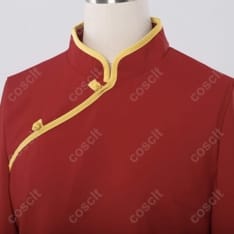 銀魂 神楽 チャイナ服 コスプレ衣装。軽量通気で動きやすく、高再現のシルエットでイベント撮影に最適 - 4枚目の画像（サムネイル）