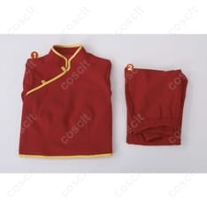 銀魂 神楽 チャイナ服 コスプレ衣装。軽量通気で動きやすく、高再現のシルエットでイベント撮影に最適 - 6枚目の画像（サムネイル）