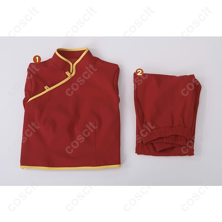 銀魂 神楽 チャイナ服 コスプレ衣装。軽量通気で動きやすく、高再現のシルエットでイベント撮影に最適 - 6枚目の画像