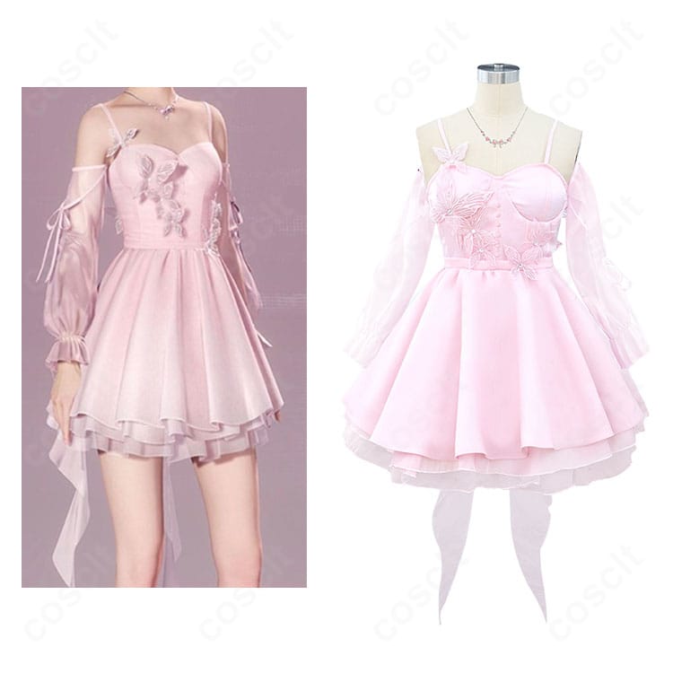 恋と深空 主人公「夢に揺れる心」コスプレ衣装の着用イメージ。上品で大人っぽい雰囲気を忠実再現。