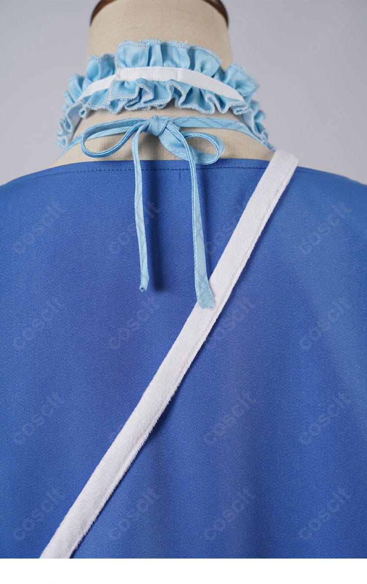 フワワ衣装 背面リボンとフードの接写。360度かわいい後ろ姿を演出