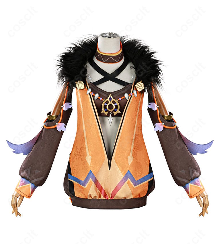 原神 イアンサ コスプレ衣装 正面全身。ハリのあるシルエットと高品質ディテールを確認できるフルショット