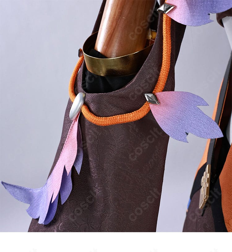 原神 イアンサ コスプレ衣装 袖口ディテール。動きに合わせて映えるラインとトリム