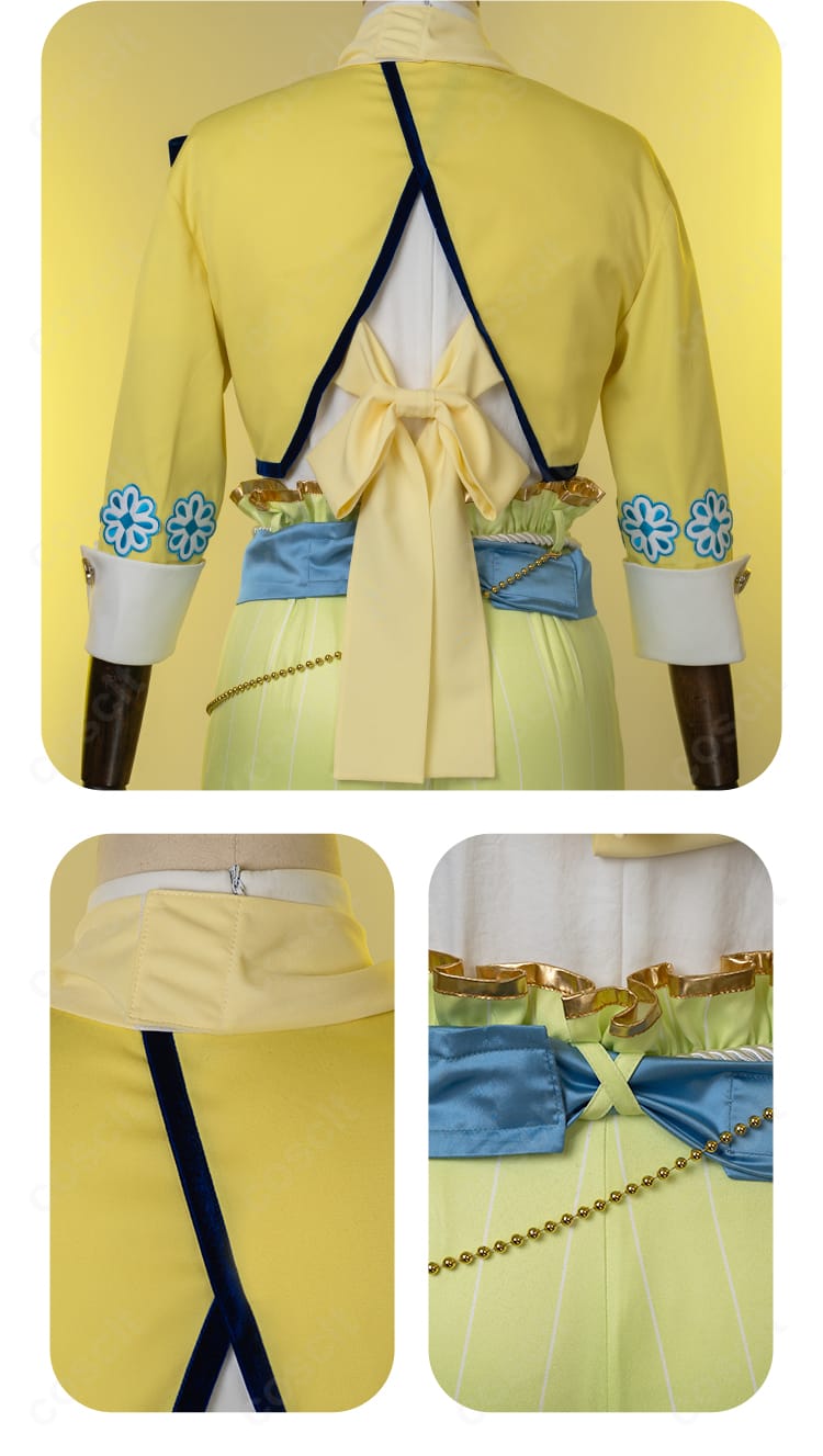 背面プリーツと装飾の後ろ姿｜撮影で映える立体的なバックスタイル