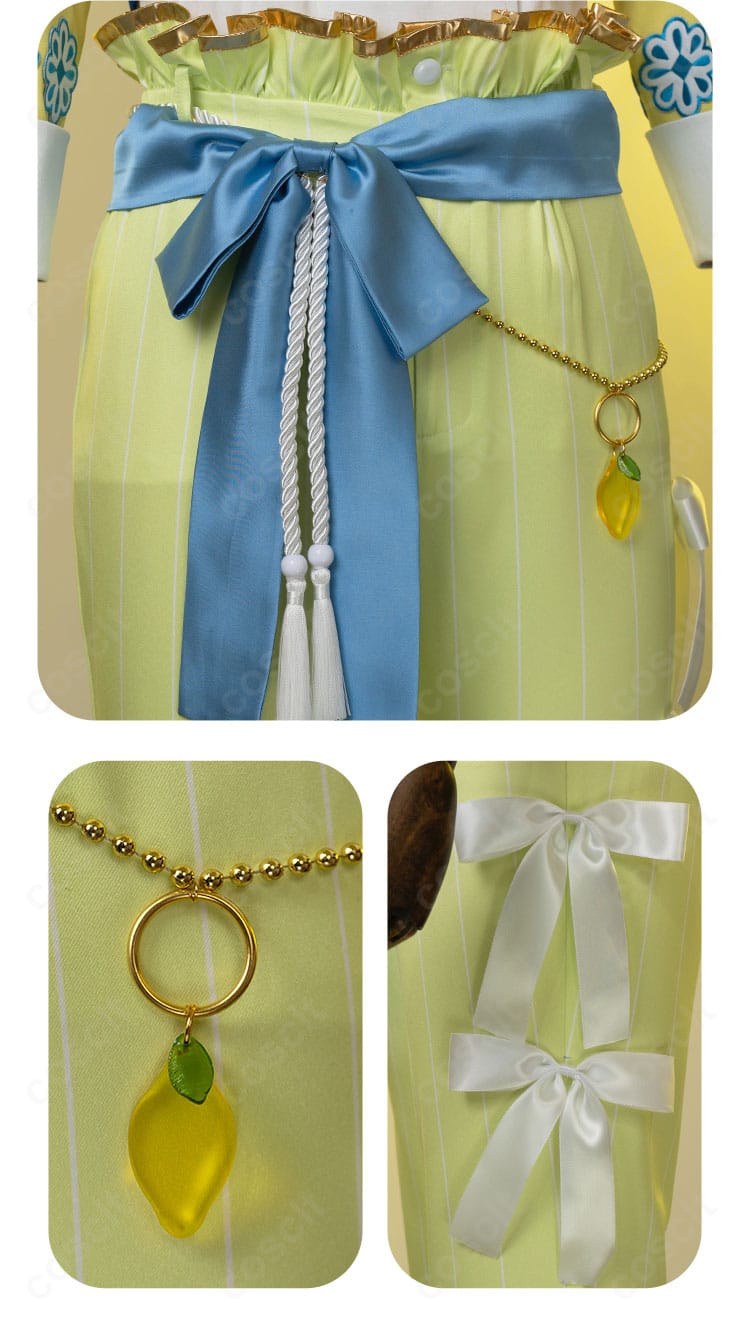 ベルト＆チェーンの腰飾り｜スタイルアップ効果を意識した配置