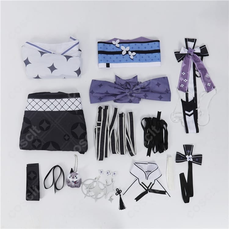 ホロライブ ベスティア・ゼータ 着物コスプレ衣装｜高再現ディテールと美シルエットで撮影映え - 6枚目の画像