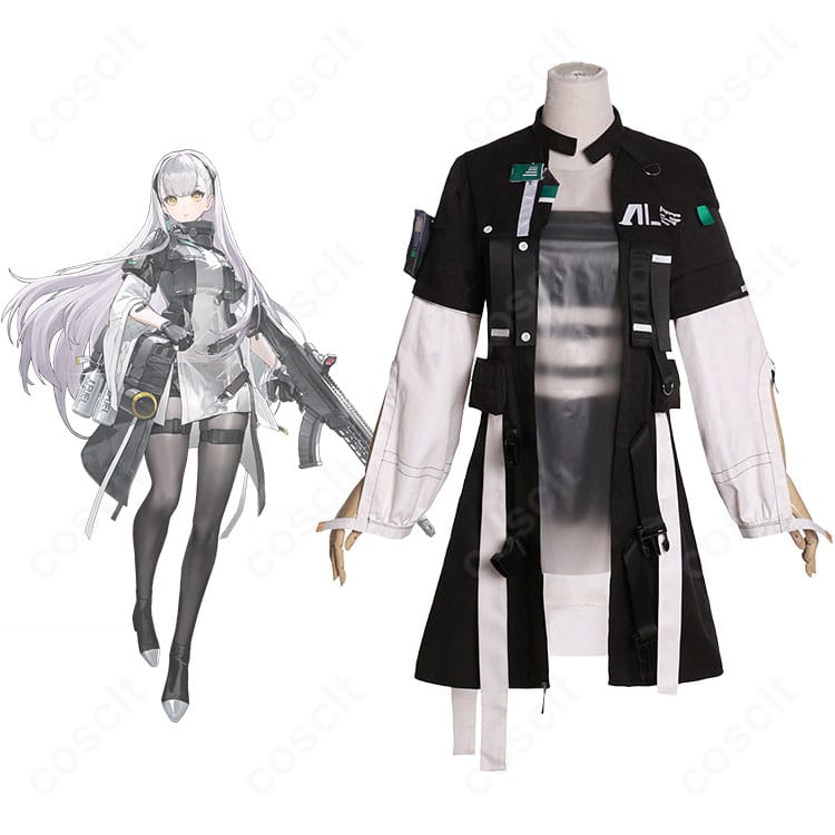 ドールズフロントライン2 トロロのコスプレ衣装を着用イメージで表現したシーン。キャラクターの雰囲気と高い再現度の装飾がわかる全体像