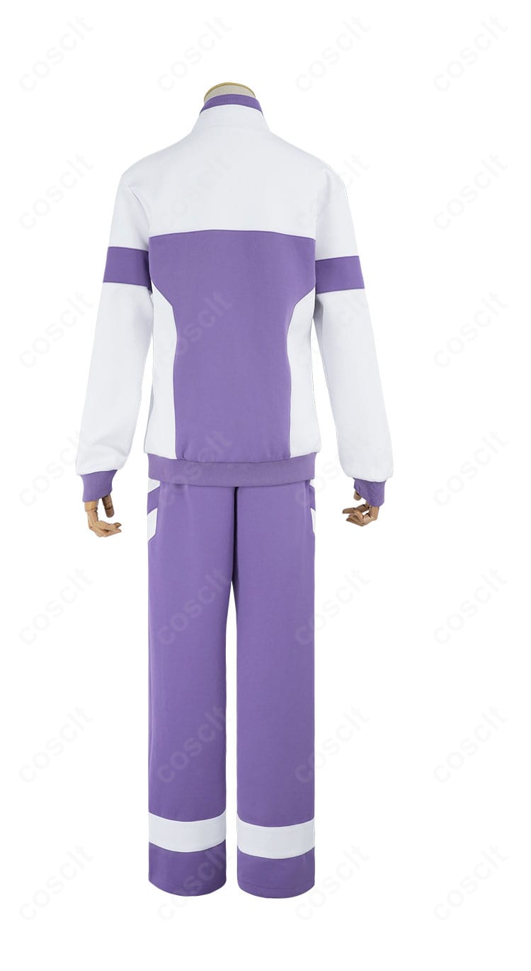 ウマ娘 オグリキャップ カサマツ学園ジャージの背面。ヨークや裾のライン配置など後ろ姿のディテール