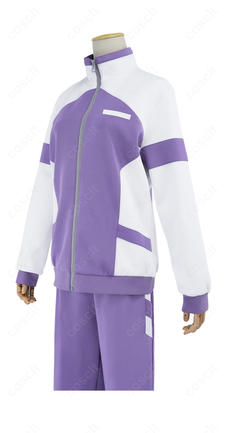 ウマ娘 オグリキャップ ジャージ左側ディテール。サイドラインとパイピング、質感が分かる近接カット