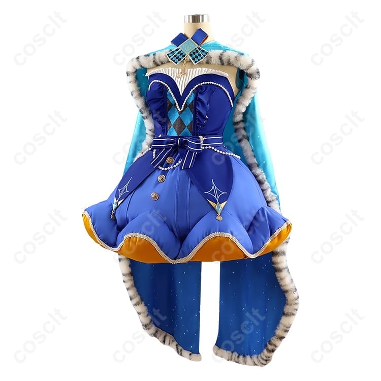 プロジェクトセカイ 鳳えむ クイーン・オブ・ダイヤ 高再現コスプレ 衣装一式 - 2枚目の画像