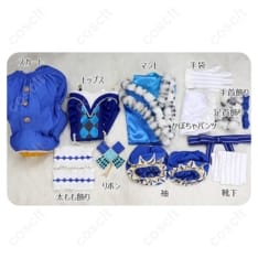 プロジェクトセカイ 鳳えむ クイーン・オブ・ダイヤ 高再現コスプレ 衣装一式 - 6枚目の画像（サムネイル）