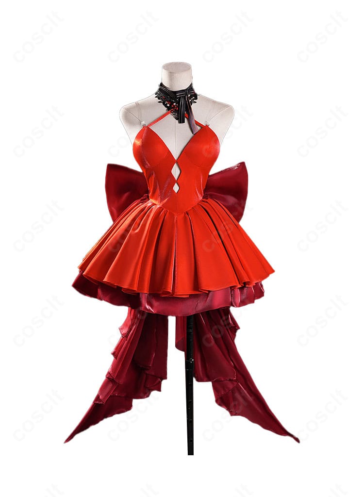 式波・アスカ・ラングレー WILLE版コスプレ衣装の正面全体。上品でゴージャスなデザインと高再現度が伝わる構図。