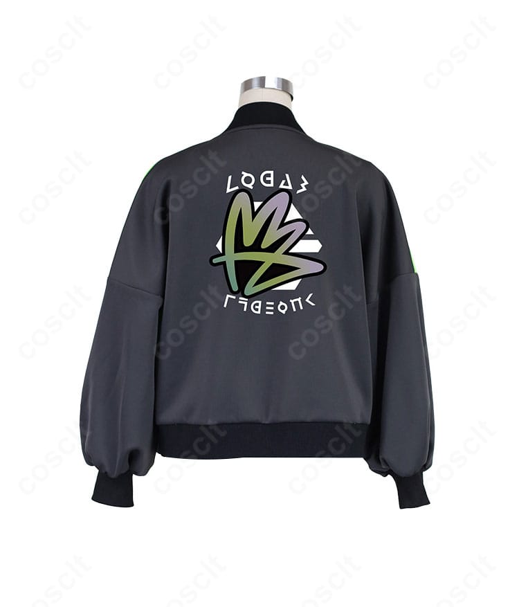 ポケットモンスター レジェンズ Z-A 主人公コスプレ コート＆帽子の背面。バックスタイルのラインと裾の落ち感を示すディテール画像。