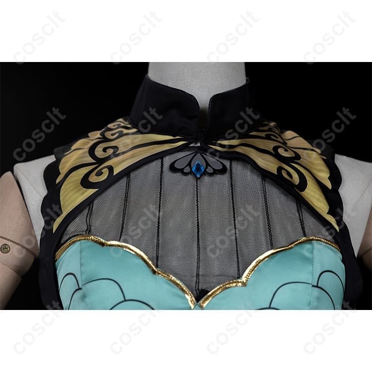 五維介質 蒼穹 コスプレ衣装。軽やかで快適、撮影映えするエレガントな高再現ドレス - 4枚目の画像