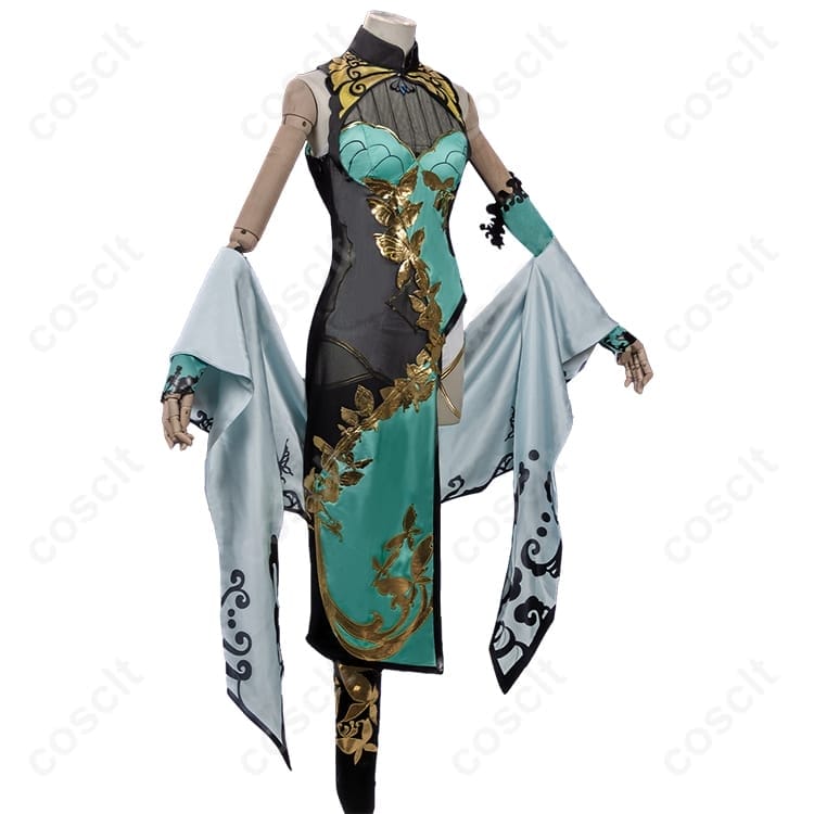 五維介質 蒼穹 コスプレ衣装。軽やかで快適、撮影映えするエレガントな高再現ドレス - 2枚目の画像