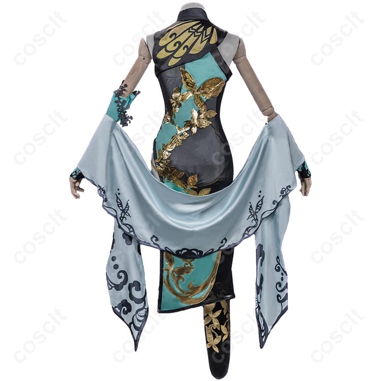 五維介質 蒼穹 コスプレ衣装。軽やかで快適、撮影映えするエレガントな高再現ドレス - 3枚目の画像