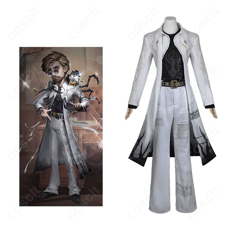 第五人格 冒険家（カート・フランク）新聞社編集長の合成ビジュアルとコスプレ衣装一式