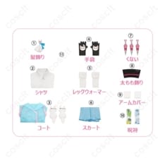 オーバーウォッチ2 キリコ コスプレ衣装 高再現セット｜和風クールで動きやすく撮影映え - 6枚目の画像（サムネイル）