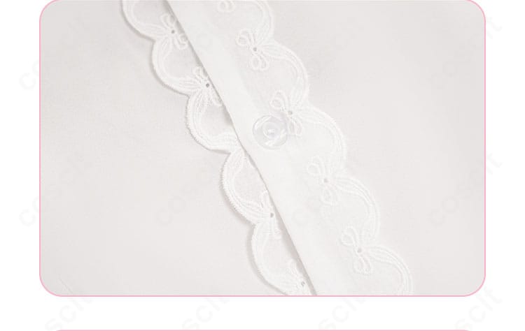 キリコ コスプレ衣装のインナー襟元デザインと縫製