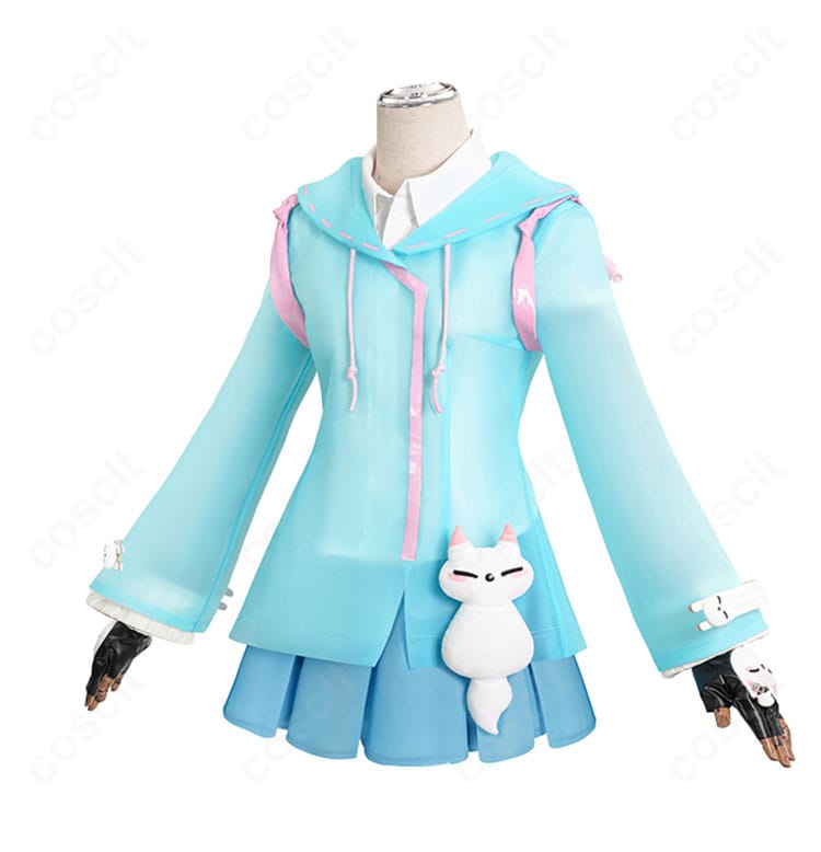 オーバーウォッチ2 キリコ コスプレ衣装の左側面シルエット