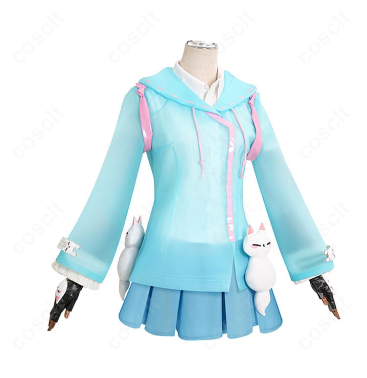 オーバーウォッチ2 キリコ コスプレ衣装の右側面シルエット