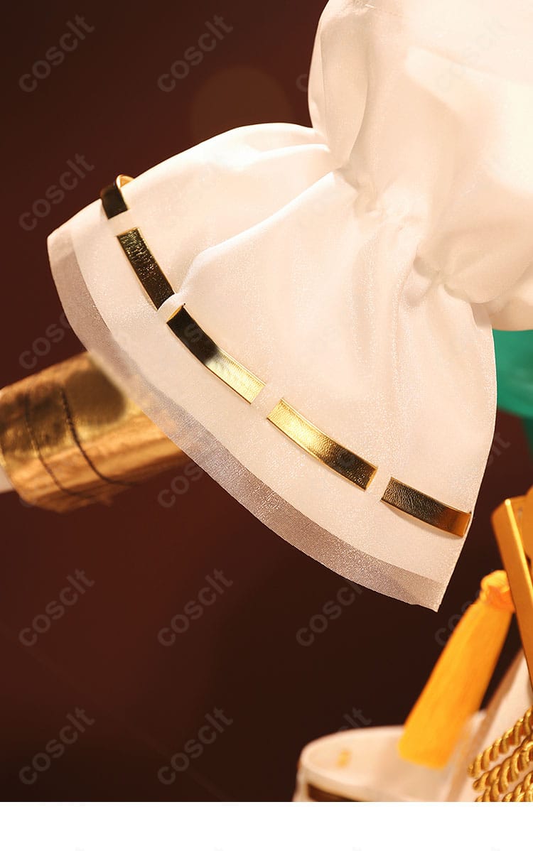 玉藻の前 太陽の神話礼装コスプレの袖飾りディテールの接写