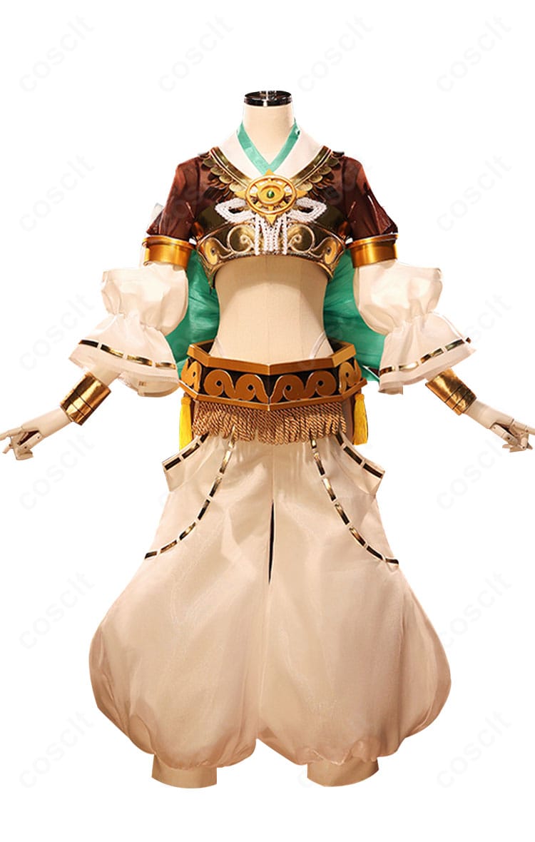 Fate/EXTRA CCC 玉藻の前 太陽の神話礼装コスプレの正面全体と装飾ディテール